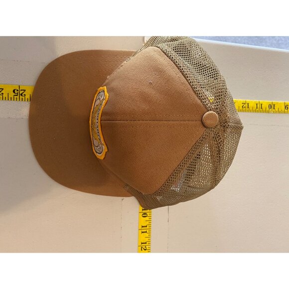 Carhartt Centennial Mesh Snapback Hats Brown & Blue Made In USA - Picture 16 of 16